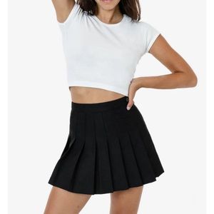 AMERICAN APPAREL TENNIS SKIRT 🤍 BLACK, SIZE L